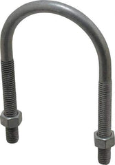 Cooper Crouse-Hinds - Malleable Iron Rigid U-Bolts - 2" Rigid, Electrogalvanized Finish - Exact Tool & Supply