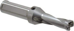 Kennametal - 63.5mm Max Drill Depth, 2.5xD, 1-1/8" Diam, Indexable Insert Drill - 2 Inserts, 1-1/4" Shank Diam, Straight Shank - Exact Tool & Supply