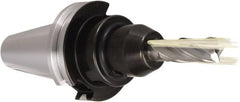 Techniks - CAT40 Taper Shank 1/4" Hole End Mill Holder/Adapter - Exact Tool & Supply