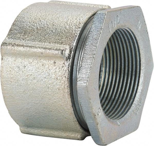 Cooper Crouse-Hinds - 1-1/2" Trade, Malleable Iron Threaded Rigid/Intermediate (IMC) Conduit Coupling - Noninsulated - Exact Tool & Supply