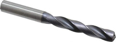 Kennametal - 11.2mm 140° Solid Carbide Jobber Drill - TiAlN Finish, Right Hand Cut, Spiral Flute, Straight Shank, 118mm OAL, Standard Point - Exact Tool & Supply