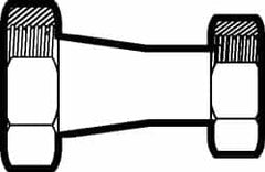 VNE - 1-1/2 x 1" Bevel Seat Style Sanitary Stainless Steel Pipe Concentric Reducer - Exact Tool & Supply