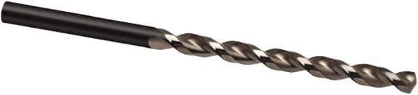 Guhring - 9.75mm, 130° Point, Parabolic Flute, Cobalt Taper Length Drill Bit - Bright Finish, 121mm Flute Length, 184mm OAL, Series 336 - Exact Tool & Supply