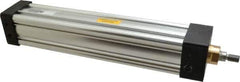 Parker - 10" Stroke x 2" Bore Double Acting Air Cylinder - 3/8 Port, 7/16-20 Rod Thread, 250 Max psi, -10 to 165°F - Exact Tool & Supply