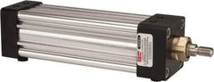 Parker - 5" Stroke x 2" Bore Double Acting Air Cylinder - 3/8 Port, 7/16-20 Rod Thread, 250 Max psi, -10 to 165°F - Exact Tool & Supply