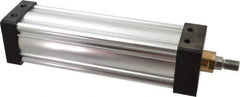 Parker - 10" Stroke x 3-1/4" Bore Double Acting Air Cylinder - 1/2 Port, 3/4-16 Rod Thread, 250 Max psi, -10 to 165°F - Exact Tool & Supply
