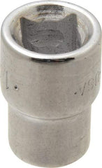 SK - 3/8" Drive, 1/4" Socket, Female Pipe Plug Socket - 4 Points, 1" OAL - Exact Tool & Supply