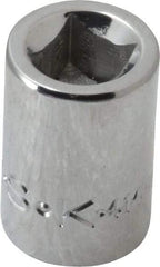 SK - 3/8" Drive, 11/32" Socket, Female Pipe Plug Socket - 4 Points, 1" OAL - Exact Tool & Supply
