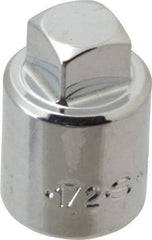 SK - 1/2" Drive, 1/2" Socket, Male Pipe Plug Socket - 4 Points, 1-3/8" OAL - Exact Tool & Supply