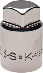 SK - 1/2" Drive, 5/8" Socket, Male Pipe Plug Socket - 4 Points, 1-3/8" OAL - Exact Tool & Supply