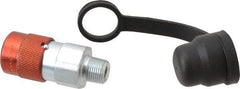 Enerpac - 3/8 NPTF Hydraulic Hose Female Flush Face Coupler - 10,000 psi - Exact Tool & Supply