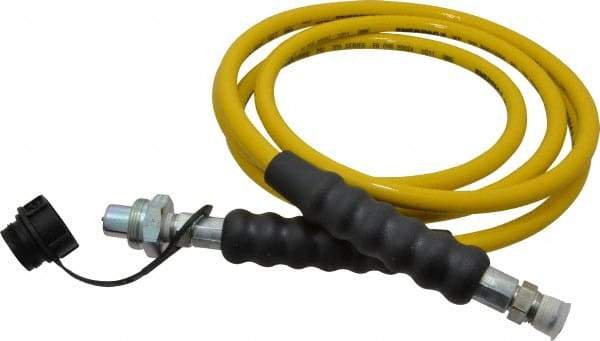 Enerpac - 1/4" Inside Diam x 3/8 NPT 10' Hydraulic Pump Hose - 10,000 psi, CH-604 Opposite End, Thermoplastic - Exact Tool & Supply