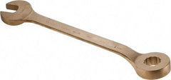 Ampco - 1-11/16" 12 Point Offset Combination Wrench - 15° Offset Angle, 22-3/4" OAL, Aluminum Bronze, Plain Finish - Exact Tool & Supply