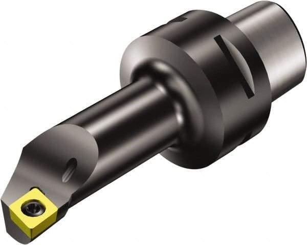 Sandvik Coromant - Right Hand Cut, Size C4, CCMT 09T308 Insert Compatiblity, Internal Modular Turning & Profiling Cutting Unit Head - 13mm Ctr to Cutting Edge, 80mm Head Length, Through Coolant, Series CoroTurn 107 - Exact Tool & Supply