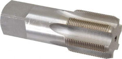 Interstate - 1-7/16 - 16 UNS 3B 6 Flute Bright Finish High Speed Steel Straight Flute Standard Hand Tap - Bottoming, Right Hand Thread, 4" OAL, H4 Limit, Oversize - Exact Tool & Supply