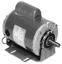 Marathon Electric - 1/3 Max hp, 1,725 Max RPM, Electric AC DC Motor - 115/208-230 V Input, Single Phase, 48Z Frame, 0.62" Shaft Diam - Exact Tool & Supply
