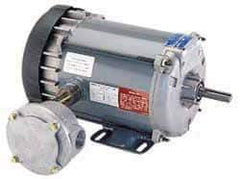 Marathon Electric - 1/2 Max hp, 1,725 Max RPM, Electric AC DC Motor - 115/208-230 V Input, Single Phase, 56 Frame, 0.62" Shaft Diam - Exact Tool & Supply