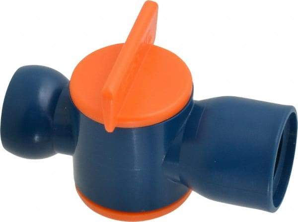 Loc-Line - 10 Piece, 1/2" ID Coolant Hose Valve Pack - Female to Female Connection, Acetal Copolymer Body, 1/2 NPT, Use with Loc-Line Modular Hose Systems - Exact Tool & Supply