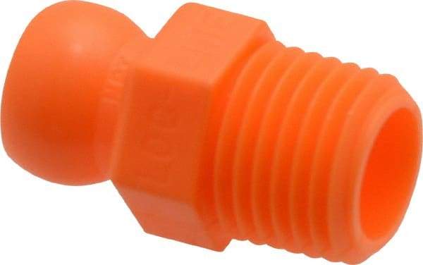 Loc-Line - 50 Piece, 1/4" Hose ID, Male to Female Coolant Hose Connector - 1/4" NPT, For Loc-Line Modular Hose Systems - Exact Tool & Supply