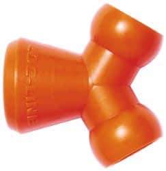 Loc-Line - 1/4" Hose Inside Diam, Coolant Hose Y-Fitting - For Use with Loc-Line Modular Hose System, 20 Pieces - Exact Tool & Supply