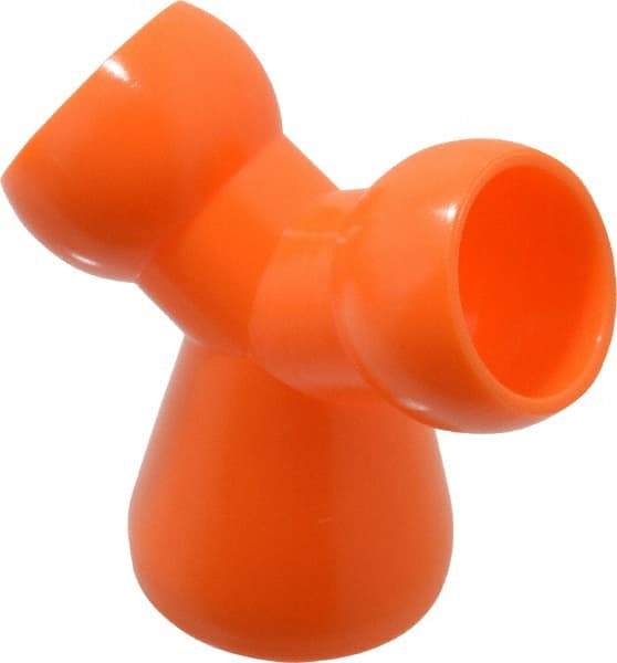 Loc-Line - 1/2" Hose Inside Diam, Coolant Hose Y-Fitting - For Use with Loc-Line Modular Hose System, 20 Pieces - Exact Tool & Supply