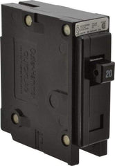 Eaton Cutler-Hammer - 20 Amp, 120/240 VAC, 24 VDC, 48 VDC, 80 VDC, 1 Pole, Plug In Miniature Circuit Breaker - Thermal Magnetic Trip, 14-4 AWG, 2-3/8 Inch Deep x 2-15/16 Inch High x 1 Inch Wide - Exact Tool & Supply