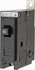 Eaton Cutler-Hammer - 40 Amp, 120/240 VAC, 24 VDC, 48 VDC, 80 VDC, 1 Pole, Bolt On Miniature Circuit Breaker - Thermal Magnetic Trip, 14-4 AWG, 2-3/8 Inch Deep x 2-15/16 Inch High x 1 Inch Wide - Exact Tool & Supply