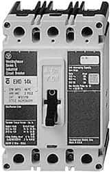 Eaton Cutler-Hammer - 200 Amp, 125 VDC, 240 VAC, 2 Pole, Molded Case Circuit Breaker - Thermal Magnetic Trip, 65 kA at 240 VAC Breaking Capacity, 4-4/0 AWG, 3-3/8 Inch Deep x 6 Inch High x 2-3/4 Inch Wide - Exact Tool & Supply