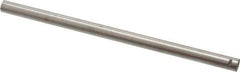 Eclipse - 6" Long x 19/64" Diam, Alnico Round Bar Magnet - Notched, 1,022°Fahrenheit Max Operating Temp - Exact Tool & Supply