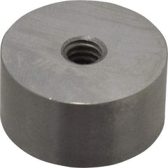 Eclipse - 1" Diam, 1/4-20 Thread, 3.7 Lb Average Pull Force, Alnico Pot Magnets - 220°C Max Operating Temp, 1/2" High - Exact Tool & Supply