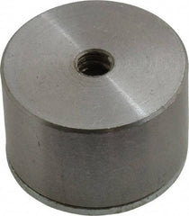 Eclipse - 1-1/4" Diam, 1/4-20 Thread, 7.5 Lb Average Pull Force, Alnico Pot Magnets - 220°C Max Operating Temp, 3/4" High - Exact Tool & Supply