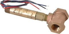 Dwyer - 2,000 psi, Brass Housing, Dwyer Flowtect Flow Switch - Model V6 - Exact Tool & Supply