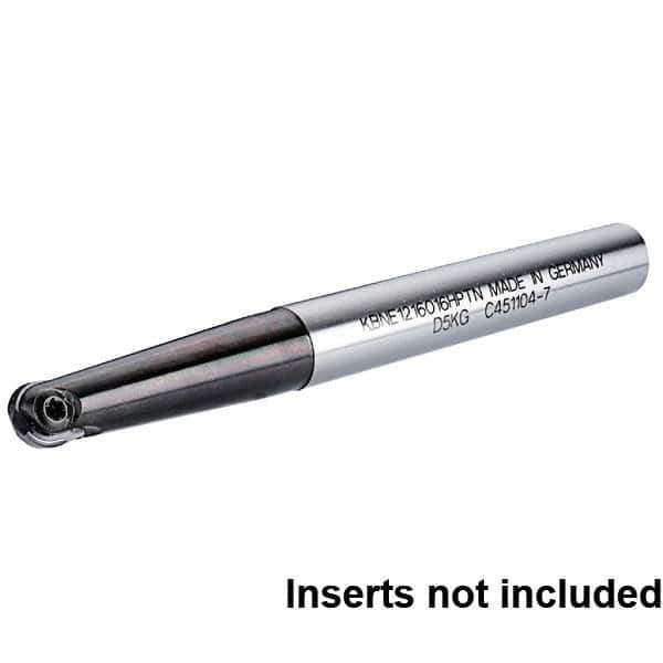 Kennametal - 3/4" Cut Diam, 1" Shank Diam, 7.48" OAL, Indexable Ball Nose End Mill - Exact Tool & Supply