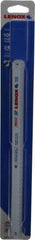 Lenox - 10" Long, 24 Teeth per Inch, Bi-Metal Hand Hacksaw Blade - Toothed Edge, 1/2" Wide x 0.023" Thick, Flexible - Exact Tool & Supply