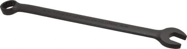 Proto - 11/16" 12 Point Combination Wrench - 15° Offset Angle, 10-1/8" OAL, Steel, Black Finish - Exact Tool & Supply