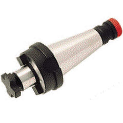 Iscar - 12mm Hole Diam, HSK63A Taper Shank Shrink Fit Tool Holder & Adapter - 160mm Projection, 24mm Nose Diam, 47mm Clamping Depth, 25,000 RPM, Through Coolant - Exact Tool & Supply