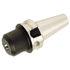 Iscar - BT50 Taper Shank 20mm Hole End Mill Holder/Adapter - 52mm Nose Diam, 100mm Projection, Through-Spindle & DIN Flange Coolant - Exact Tool & Supply