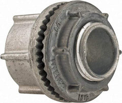 Cooper Crouse-Hinds - 3/8" Trade, Zinc Threaded Rigid/Intermediate (IMC) Conduit Hub - Noninsulated - Exact Tool & Supply