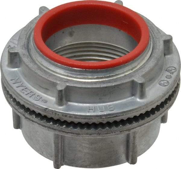 Cooper Crouse-Hinds - 1-1/2" Trade, Zinc Threaded Rigid/Intermediate (IMC) Conduit Hub - Noninsulated - Exact Tool & Supply
