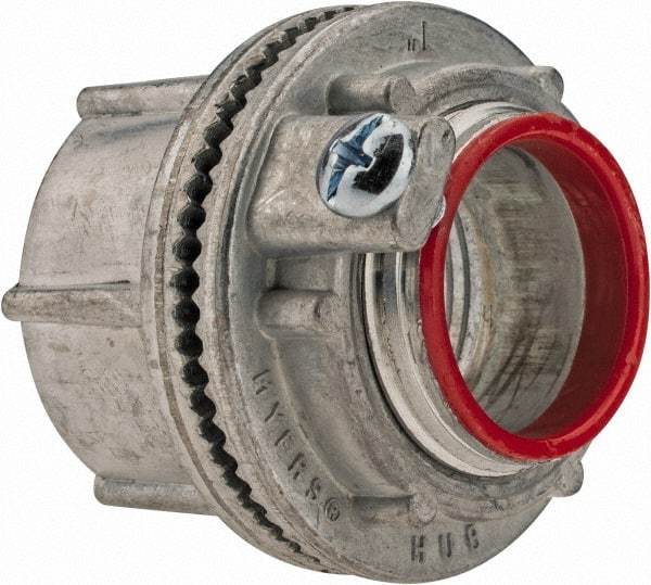 Cooper Crouse-Hinds - 1" Trade, Zinc Threaded Rigid/Intermediate (IMC) Conduit Hub - Noninsulated - Exact Tool & Supply