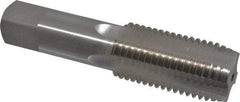 Interstate - 1-1/2 - 6 UNC 3B 4 Flute Bright Finish High Speed Steel Straight Flute Standard Hand Tap - Plug, Left Hand Thread, 6-3/8" OAL, H4 Limit, Oversize - Exact Tool & Supply