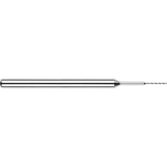 Harvey Tool - 0.0177", 130° Point, Solid Carbide Micro Drill Bit - Exact Tool & Supply