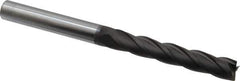Niagara Cutter - 1/2", 3" LOC, 1/2" Shank Diam, 6" OAL, 4 Flute, Solid Carbide Square End Mill - Single End, Diamond Finish, Spiral Flute, 30° Helix, Right Hand Cut, Right Hand Flute, Series DIAL430 - Exact Tool & Supply