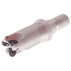 Iscar - 1" Cutting Diam, 1" Shank Diam, Straight Shank Indexable Copy End Mill - 5 Inserts, RXCR, RXCW, RXMT 10 Insert, ER-M Toolholder - Exact Tool & Supply