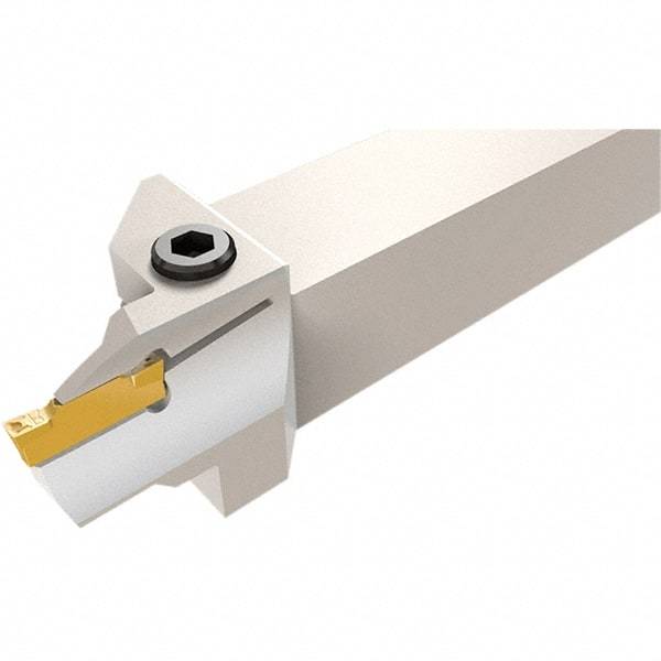 Iscar - HFH, External, Left Hand, 12mm Max Depth of Cut, 3mm Max Groove Width, Indexable Grooving Tool Holder - HFP.. Insert Compatibility, 25mm Shank Height, 25mm Shank Width, 150mm OAL - Exact Tool & Supply