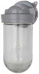 Cooper Crouse-Hinds - 120 Volt, 200 Watt, Incandescent Hazardous Location Light Fixture - Vaporproof, Corrosion & Heat Resistant, Aluminum Housing, 3-3/8" Wide x 9-1/8" High - Exact Tool & Supply