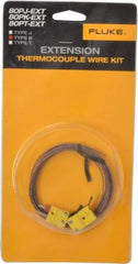 Fluke - Electrical Test Equipment Extension Wire Kit - Use with K-Type Thermometers - Exact Tool & Supply