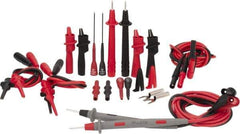 Fluke - Black/Red Electrical Test Equipment Leads Set - Use with All Models - Exact Tool & Supply