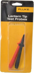 Fluke - Black/Red Electrical Test Equipment Probe - Use with TL22, TL24 Test Leads - Exact Tool & Supply