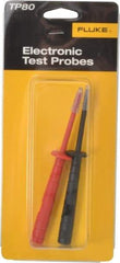 Fluke - Black/Red Electrical Test Equipment Probe - Use with TL222, TL224 Test Lead - Exact Tool & Supply